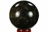 Polished Stromatolite (Greysonia) Sphere - Bolivia #134742-1